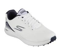 Skechers Men's Golf Shoe Max 2 Arch Fit - Waterproof Spikeless Sneaker, White/Navy Blue, UK 7 Wide