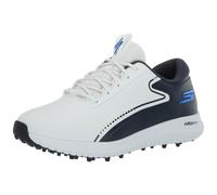 Skechers Men's Max 2 Arch Fit Waterproof Spikeless Golf Shoe Sneaker White/Navy Blue 9.5 Wide