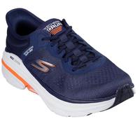 Skechers Men's Max Cushioning Arch Fit 2.0 Antilles Slip-On Sneakers, Navy and Orange Textile/Synthetic, 10 UK
