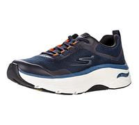 Skechers Men's Max Cushioning Arch Fit-220196 Sneaker, Navy/Orange, 7.5 UK X-Wide