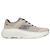 Skechers Men's Max Cushioning Endeavour Sneaker in Taupe/Black, Size 7 | Synthetic/Textile, Vegan, Machine Washable