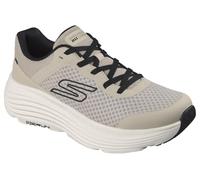 Skechers Men's Max Cushioning Endeavour Sneaker in Taupe/Black, Size 8.5 | Synthetic/Textile, Vegan, Machine Washable