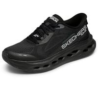 Skechers Men's Slip-ins: Max Cushioning Glide-Step - Advert Sneaker in Black, Size 8 | Textile/Synthetic, Vegan, Machine Washable