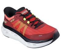 Skechers Men's Max Cushioning Glide-Step Trainers, red Black, 10.5 UK