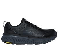 Skechers Men's Max Cushioning Premier 2.0 - Lucid 2 Sneaker in Black/Charcoal, Size 10.5 | Leather/Synthetic/Textile