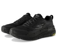 Skechers Men's Max Cushioning Premier 2.0 - Vantage Sneaker in Black/Charcoal, Size 8.5 | Synthetic/Textile