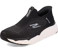 Skechers Men's Max Cushioning Slip-ins-Athletic Slip-on Running Walking Shoes with Memory Foam Sneaker, Black, 8 UK