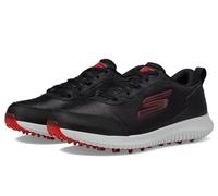 Skechers Men's Max Fairway 4 Lightweight Spikeless Golf Shoe, Black/Red, 8 Wide