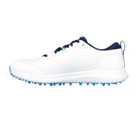 Skechers Men's Max Fairway 4 Lightweight Spikeless Golf Shoe Sneaker, White/Navy, 12 UK Wide