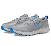 Skechers Men's Max Fairway 4 Lightweight Spikeless Golf Shoe Sneaker, Gray/Blue, 8.5 UK Wide