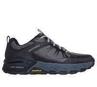 Skechers Men's Max Protect Sherwood Ridge Sneaker, Black Leather/Synthetic/Charcoal Trim, 10 UK