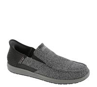 Skechers Men's Slip-in Moccasin Melson-Bentin – Hands-Free, Black UK 12