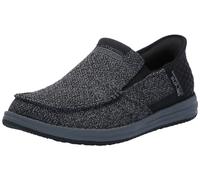 Skechers Men's Slip-in Moccasin Melson-Bentin – Hands-Free, Black UK 12