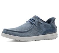 Skechers Men's Melson-Coronado Sneaker, Denim, 10 Wide