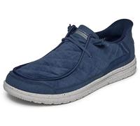 Skechers Mens Melson - Diamond Moc Cozy Fit, Navy, 11