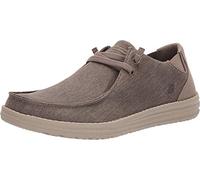 Skechers MELSON RAYMON, Men's Low-Top Trainers, Green (Khaki Canvas Khk), 8 UK (42 EU)