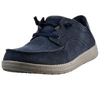 Skechers - Mens Melson-Volgo Shoes, 12 UK, Navy/Grey