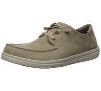Skechers Men's Melson Volgo Sneaker, Tan Canvas, 7 UK