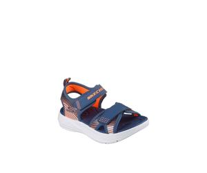 Skechers Men's Microspec-Splash Sandal in Navy | Size: 1.5 Skechers Navy 1.5