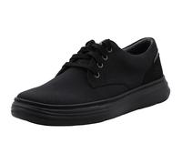 Skechers Men's Moreno Canvas Oxford Shoe, Black/Black, 8 UK Wide