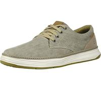 Skechers Men's Moreno Canvas Oxford Shoe, Khaki, 11 UK