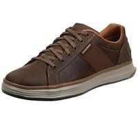 Skechers Men's Moreno Winsor Sneakers, Dark Brown Leather, 11 UK