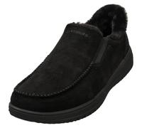 Skechers Men's Murette Scofield Slipper, Black Microfiber, 7.5 UK
