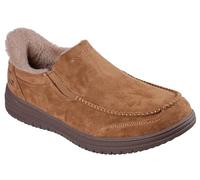 Skechers Men's USA Murette - Scofield Moc Toe Slip-Ins W/Faux Fur Lining, Csnt ( Chestnut ), 8