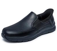 Skechers Men's Nampa Broxtin Hands Free Slip in Kitchen Shoes, black, 8.5 UK
