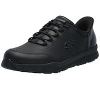 Skechers Men's Nampa Knotly Bungee Athletic Sr Kitchen Shoes, Black, 43 EU Weit