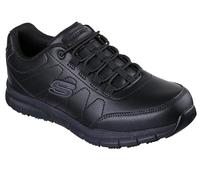 Skechers Men's Work: Nampa - Osil Sneaker in Black, Size 12 | Synthetic/Textile