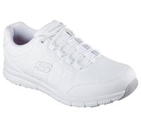 Skechers Men's Nampa Osil Medical Service Shoe, White Synthetic, 7 UK
