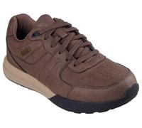 Skechers Men's Netson Gander Sneaker, Brown Synthetic, 10.5 UK
