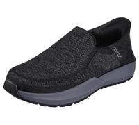 Skechers Men's Neville-Rovelo Slip-in Sneaker, Black, 10.5