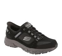 Skechers Men's Oak Canyon Consistent Winne Hands Free Slip-in Sneaker, Black/Charcoal, 11 UK X-Wide