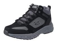 Skechers OAK CANYON- IRONHIDE, Men's Hi-Top Trainers, Black (Black Suede/Mesh/Pu/Charcoal Trim Bkcc), 7 UK (41 EU)