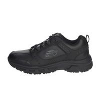 Skechers Men's Oak Canyon - Redwick Trainers, Black Leather Synthetic Textile Black Trim , 12 UK