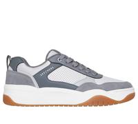 Skechers Men's Odyssey - On the Way Sneaker in Gray, Size 11 | Leather/Synthetic/Textile