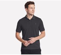 Skechers Men's Off Duty Polo T-Shirt in Black, Size Medium | Organic Cotton/Polyester/Cotton