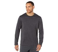 Skechers Men's On the Road Ls T Shirt, Asphalt Bold Black, L UK