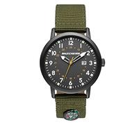 Skechers Men's Parkhurst Quartz Three-Hand Date Watch, Color: Gunmetal, Green (Model: SR5182)