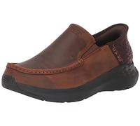 Skechers Mens Parson Oswin Slip in, Brown, 14 UK Wide