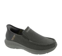 Skechers Men's Parson-Ralven Slip-in Loafer, Grey, 13 UK Wide
