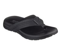 Skechers Men's Patino Marlee Sandals/Thong Sandals, Black Synthetic, 9.5 UK