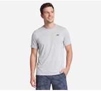Skechers Men's Performance Charge T-Shirt in Light Gray, Size XL | Polyester