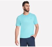 Skechers Men's Performance Charge T-Shirt in Turquoise/Lavender, Size 2XL | Polyester