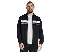 Skechers Men's Performance Track Jacket Cardigan Sweater, Black, L