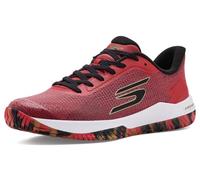 Skechers Mens Pickleball Viper Court Pro 2.0 Sneaker, Red/Black, 10.5