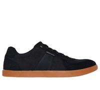 Skechers Men's Placer - Camilo Sneaker in Black, Size 11 | Textile/Synthetic/Leather