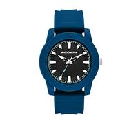 Skechers Men's Polycarbonate Quartz Watch with Silicone Strap, Blue, 24 (Model: SR5160)